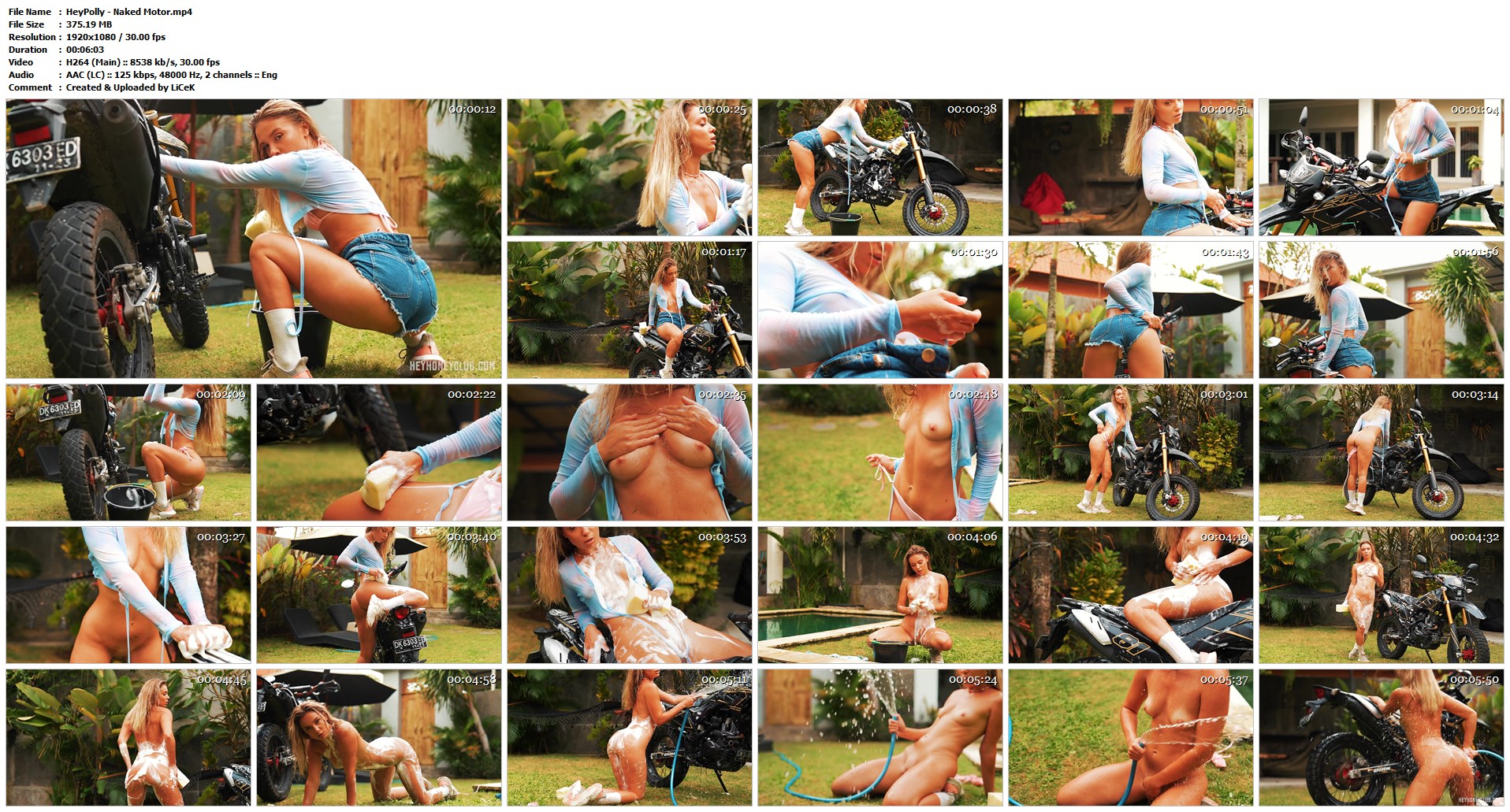 Hey Polly Naked Motor mp 4