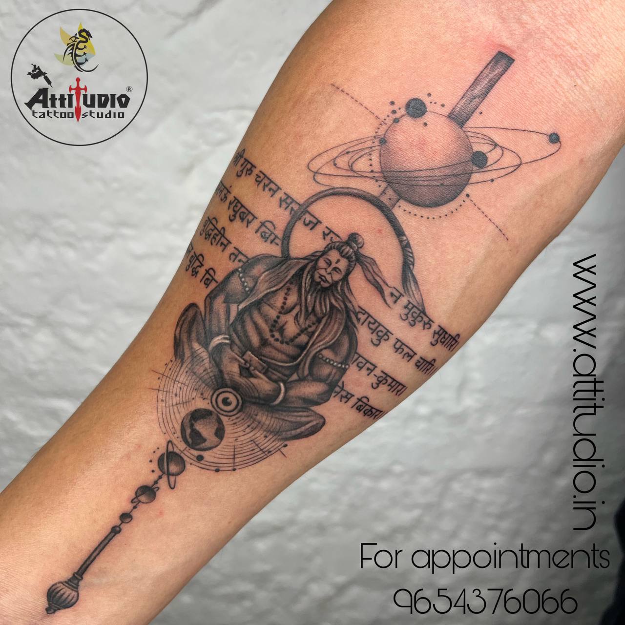 Tattoo uploaded by Vipul Chaudhary • hanuman dada tattoo |Hanuman tattoo  |Bajrangbali tattoo |Hanuman ji nu tattoo • Tattoodo