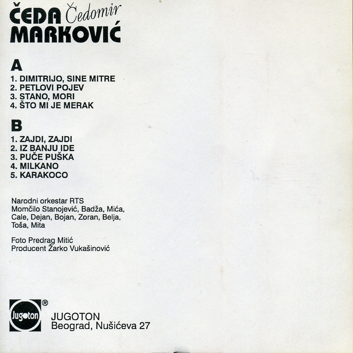 ceda markovic zadnja