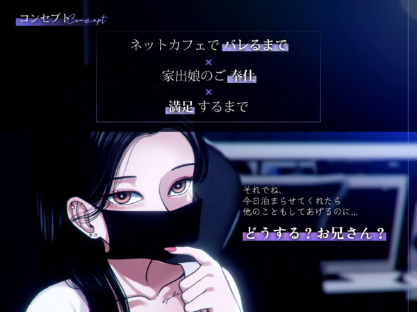 Net Cafe Runaway – Secret Seduction