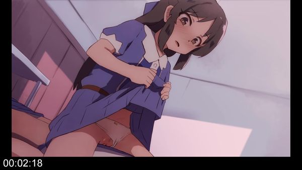 【手描きアニメ】小学稿のテスト勉強で疲れて寝ている男子に、バレないと思いこっそりちんちんをいじりだしたり舐めてみたりする変態な橘ありす