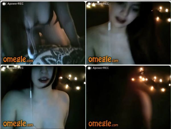 Cute Omegle Girl Blows Her Toy