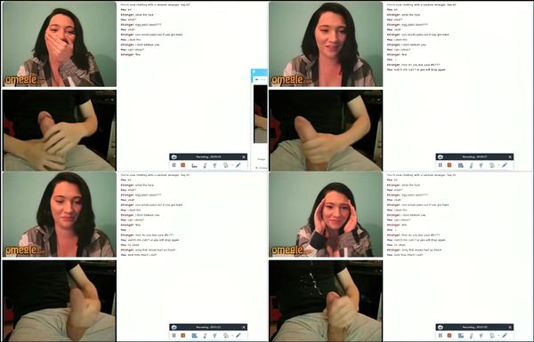 Omegle Big Cock Webcam Reaction⁄cumshot