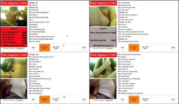 Horny Girl With Amazing Tits Plays Omegle Game And Makes Me Cum