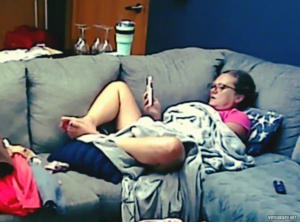 Hidden Spy Mom Masturbating On The Couch Vbaftw