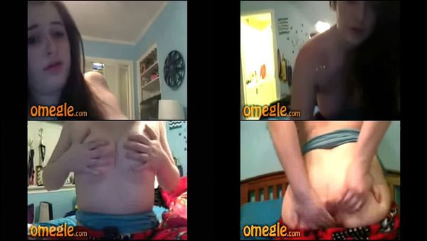 Omegle Hot Teen Gets Nude