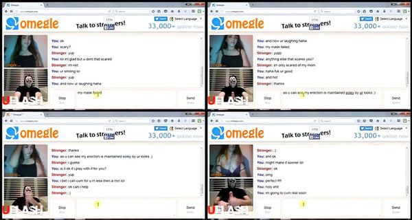 Hot Girl Plays On Omegle