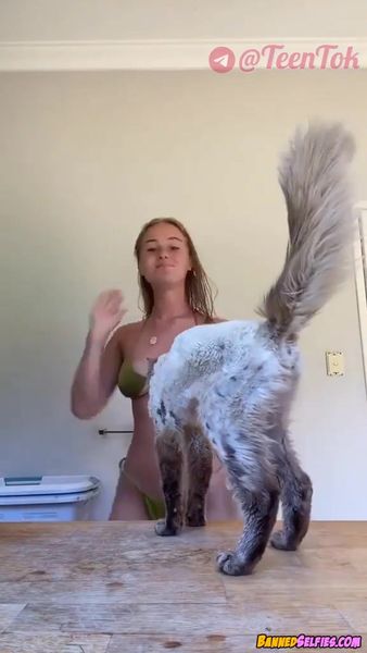 Kimora – Amazing 19 Years Old Cheerleader Babe Nude Tiktok Selfie