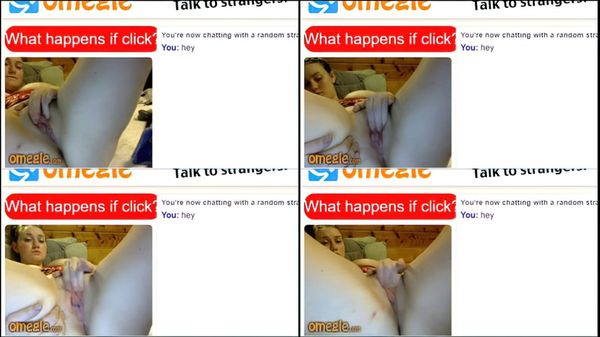 Thick White Chick Having Fun On Omegle